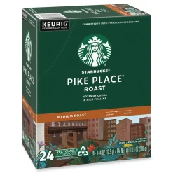Beverages: Beverage Type: Coffee; Beverage Flavor: Pike Place® Roast; Container Type: Pod; Container Size: 0.44 oz