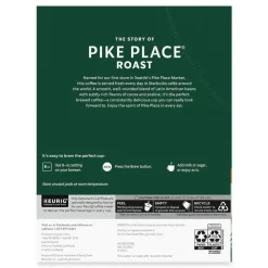 Beverages: Beverage Type: Coffee; Beverage Flavor: Pike Place® Roast; Container Type: Pod; Container Size: 0.44 oz