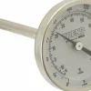 Bimetal Dial Thermometer: 0 to 200 ° F, 4" Stem Length
