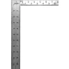 12" Blade Length x 8" Base Length, Powder Coated Finish, Steel Carpenters' Square