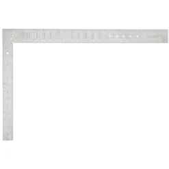 24" Blade Length x 2" Blade Width, 16" Base Length x 1-1/2" Base Width Aluminum Square