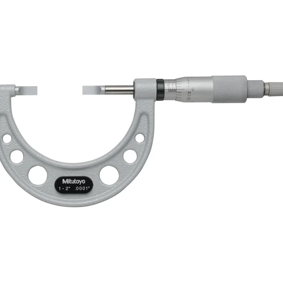 Blade Micrometer: Mechanical, 1 to 2"
