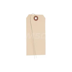 Blank Tag: 4-3/4'' High, Natural, Synthetic Paper
