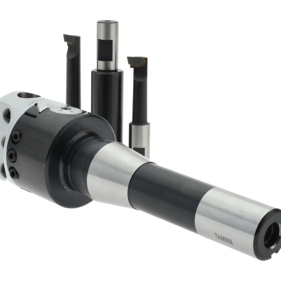 2" Body, 1/2" Boring Bar Hole Dia, Manual Offset Boring Head