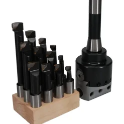 3" Body, 3/4" Boring Bar Hole Dia, Manual Offset Boring Head