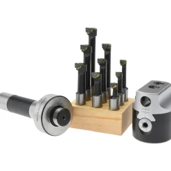 2" Body Dia, Manual Offset Boring Head