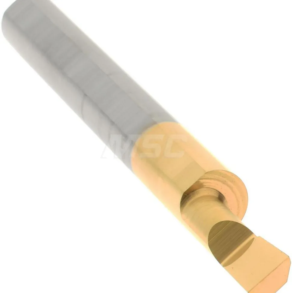 Boring Bar: 0.1800" Min Bore, 1/2" Max Depth, Right Hand, 1/4" Shank Dia, Micrograin Solid Carbide