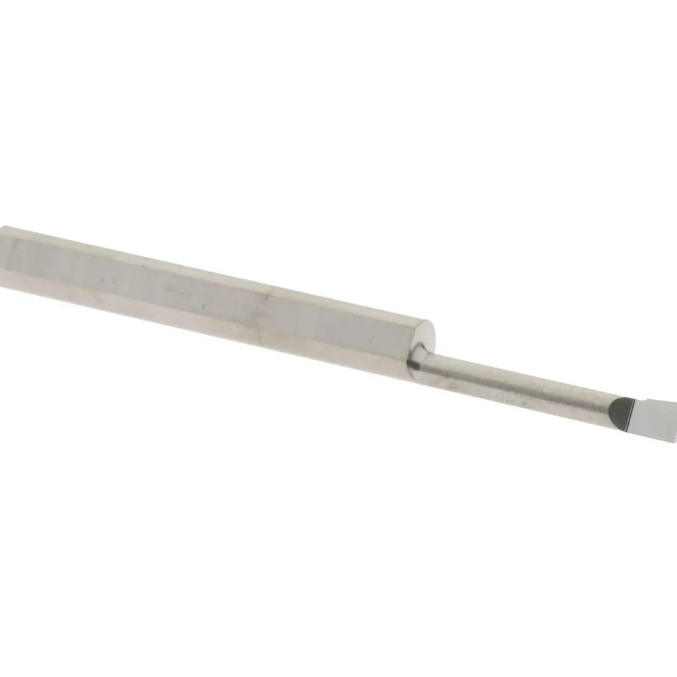 Boring Bar: 0.0800" Min Bore, 1/2" Max Depth, Right Hand, 1/8" Shank Dia, Submicron Solid Carbide