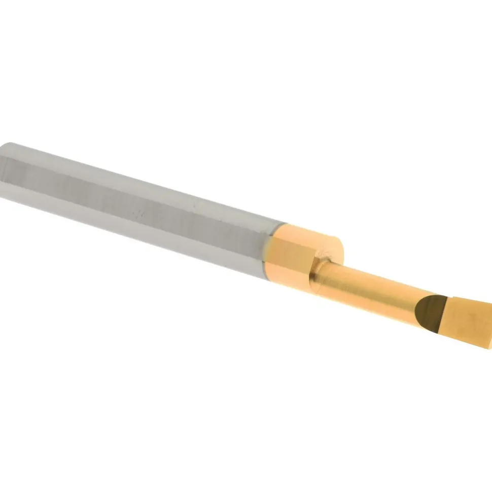 Boring Bar: 0.1800" Min Bore, 3/4" Max Depth, Right Hand, 1/4" Shank Dia, Micrograin Solid Carbide