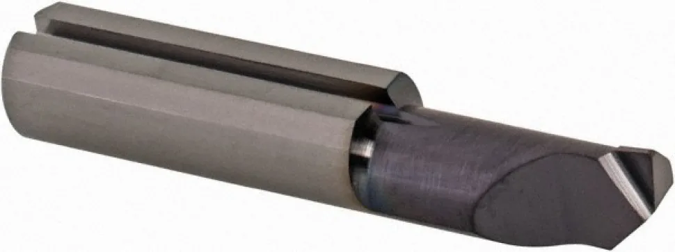 Boring Bar: 5.00 mm Min Bore, 25.00 mm Max Depth, Right Hand, 5.00 mm Shank Dia, Submicron Solid Carbide