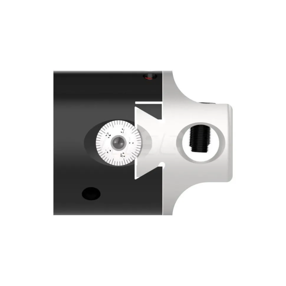 Boring Head: 2" Body Dia, 1/2" Hole Dia, Manual