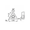 Boring Inserts: Insert Style: TDHB; Insert Size Code: 12807505; Insert Material: Carbide; Material Grade: C3, C4