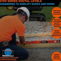 Box Beam, I-Beam & Torpedo Levels: Level Type: Digital; Length (Inch): 48; Magnetic: No
