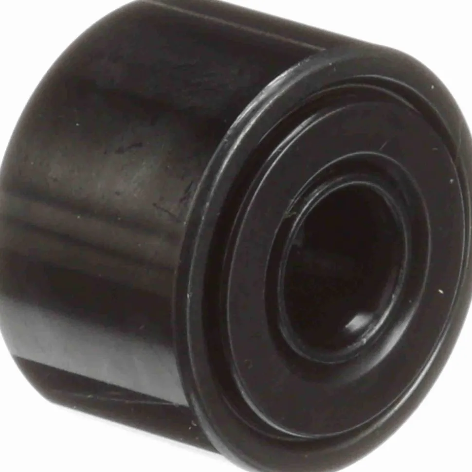 Cam Yoke Roller: Crowned, 0.3125" Bore Dia, 1" Roller Dia, 0.625" Roller Width, Needle Roller Bearing