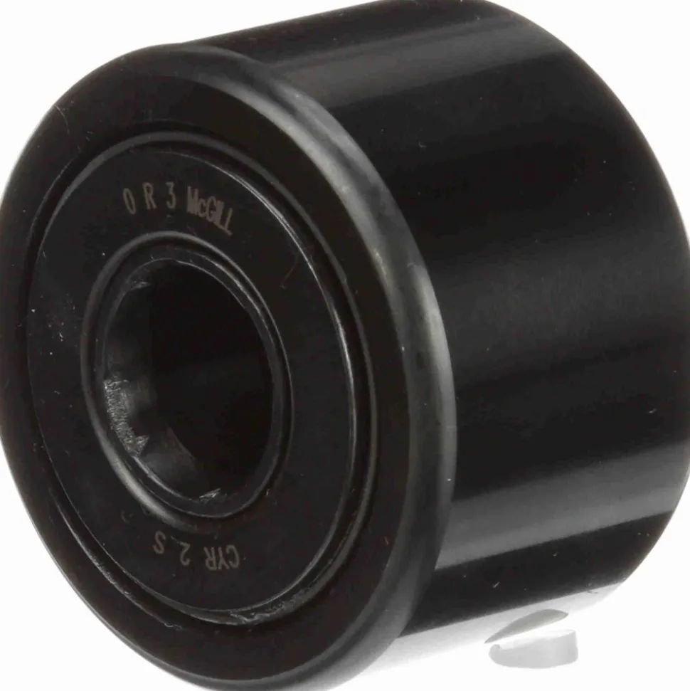 Cam Yoke Roller: Crowned, 0.625" Bore Dia, 2" Roller Dia, 1.25" Roller Width, Needle Roller Bearing
