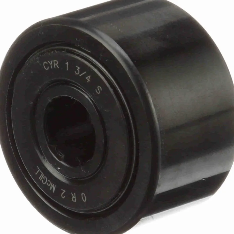Cam Yoke Roller: Crowned, 0.5" Bore Dia, 1-3/4" Roller Dia, 1" Roller Width, Needle Roller Bearing