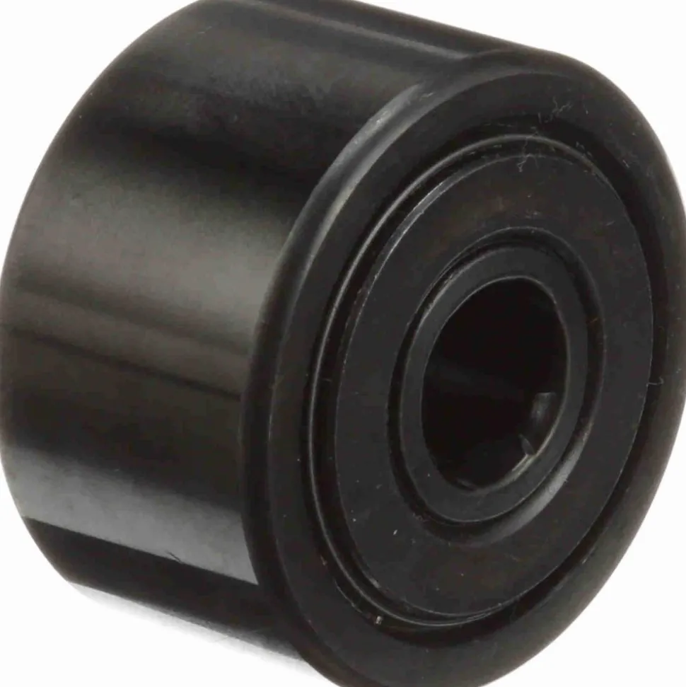Cam Yoke Roller: Crowned, 0.5" Bore Dia, 1-3/4" Roller Dia, 1" Roller Width, Needle Roller Bearing