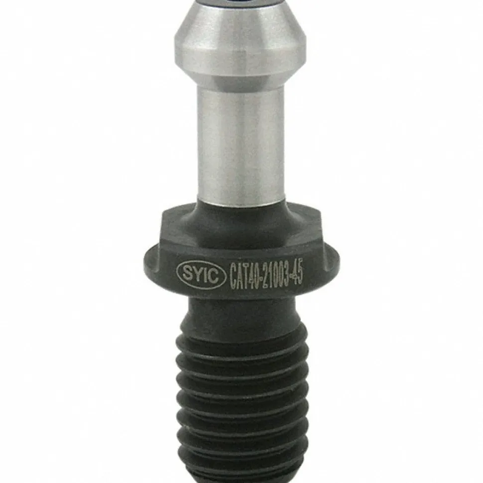 CAT40 Retention Knob: 5/8-11 Thread Size, 45.00 deg Angle Radius, 0.5900" Knob Dia