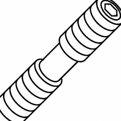 Central Lock Screw for Indexables: