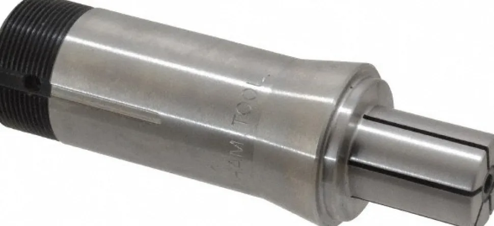 5C Expanding Collet: 13/16" Head Dia, 1" Head Length, 0.0005" TIR, Steel