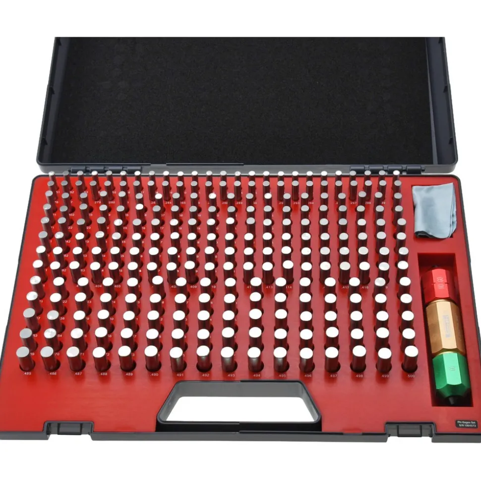 Class ZZ Plug Gage Set: 0.251 to 0.5" Range, 250 Pc