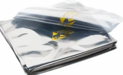 Clear Metalized Static Shield Bag: 3 mil Thick, 8" OAW