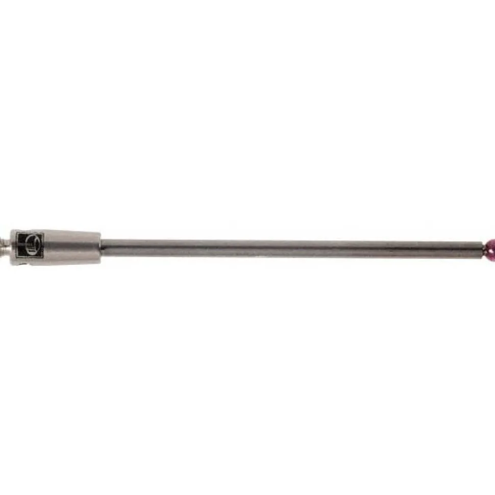 CMM Ball Stylus: 2 mm Ball Dia, 40 mm OAL, M2