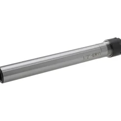 Collet Chuck: ER11 Collet, 1/2" Shank Dia, Straight Shank