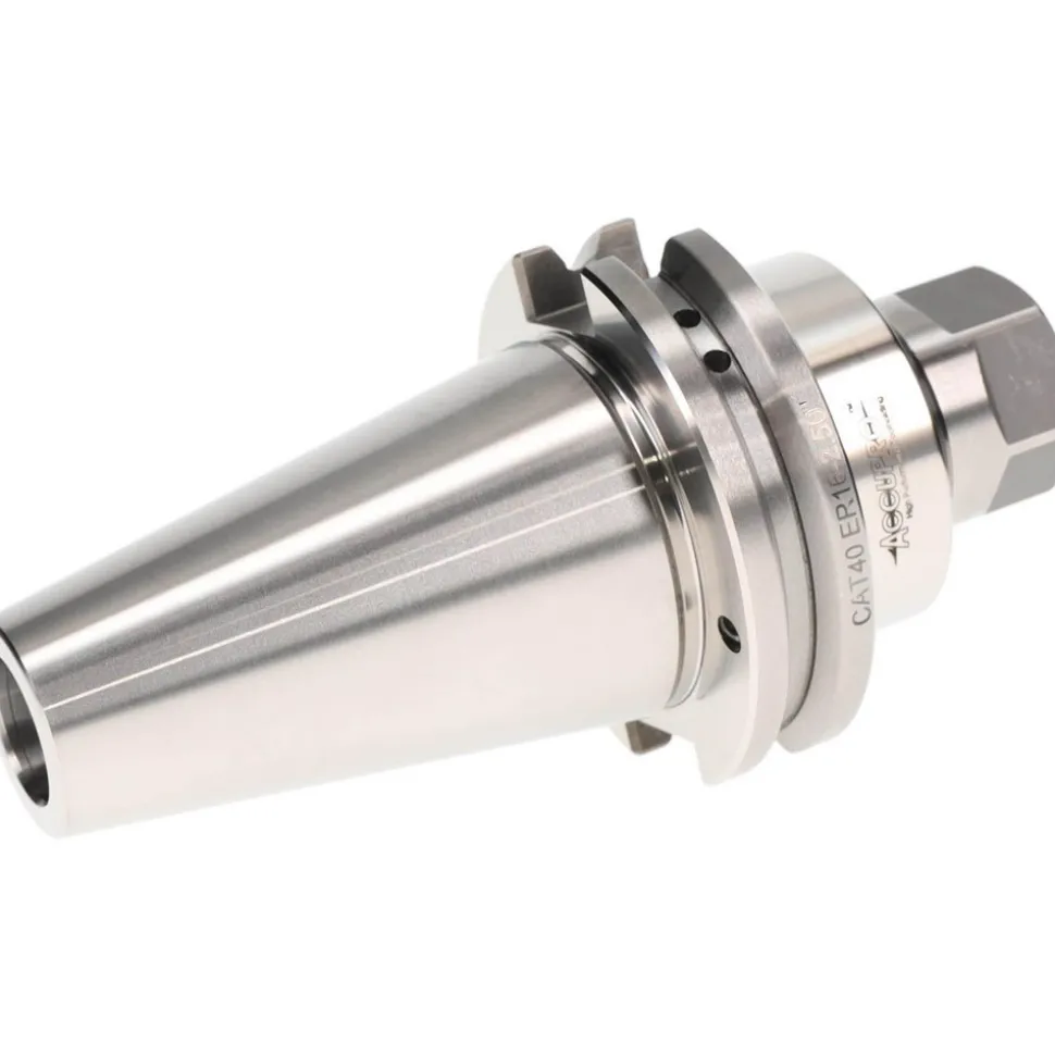 Collet Chuck: 0.0200 to 0.4330" Capacity, ER16 Collet, Taper Shank