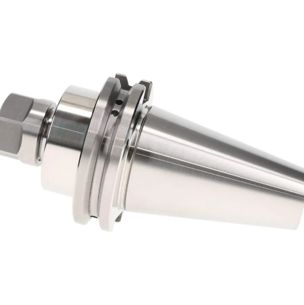 Collet Chuck: 0.0200 to 0.4330" Capacity, ER16 Collet, Taper Shank