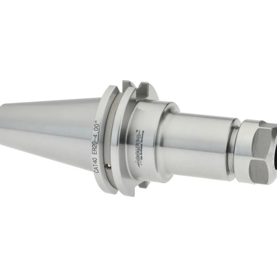 Collet Chuck: 0.0390 to 0.5110" Capacity, ER20 Collet, Taper Shank