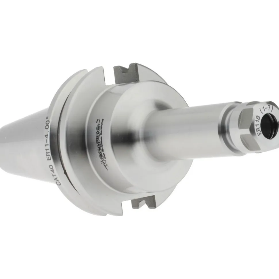 Collet Chuck: 0.0190 to 0.2750" Capacity, ER11 Collet, Taper Shank