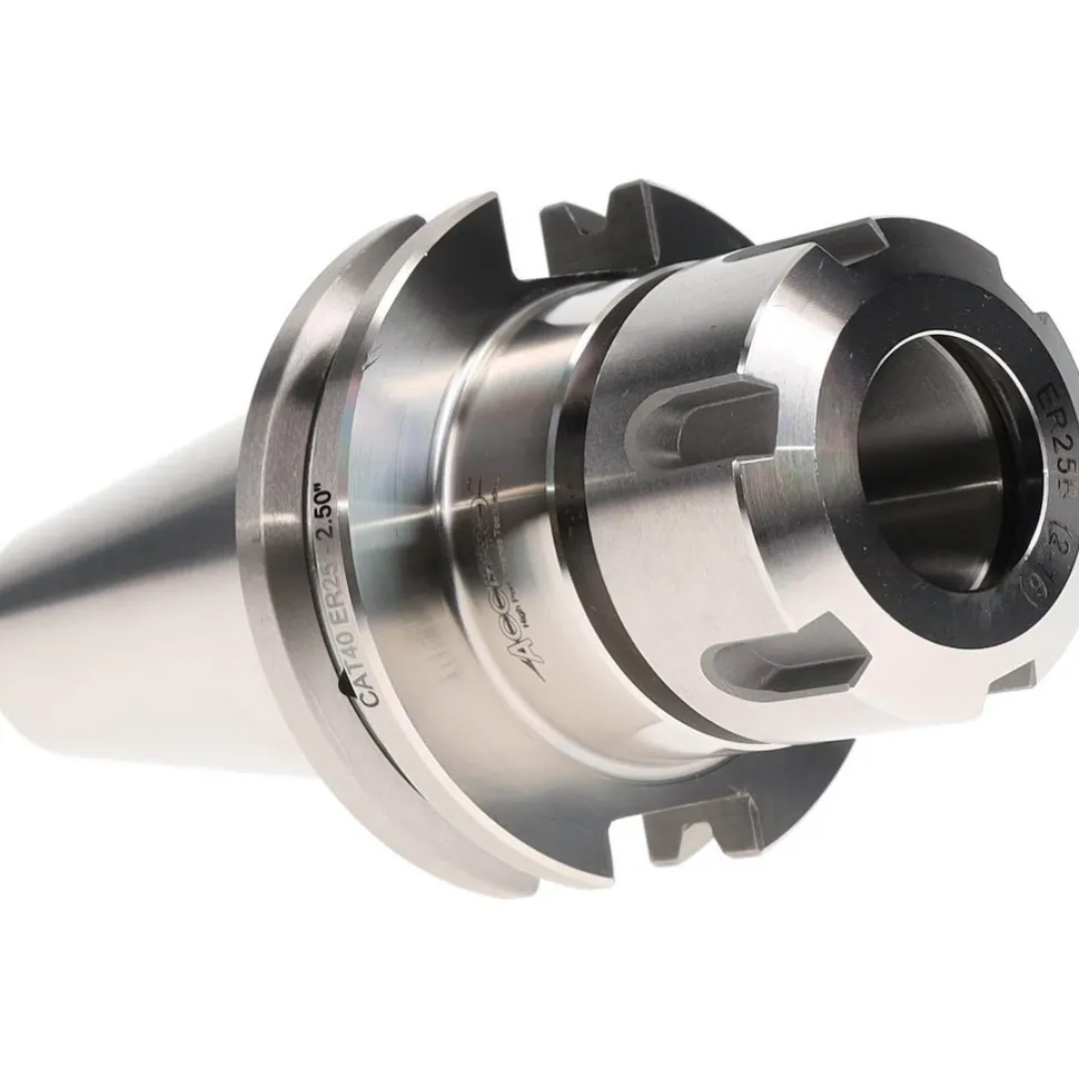 Collet Chuck: 0.0390 to 0.6290" Capacity, ER25 Collet, Taper Shank