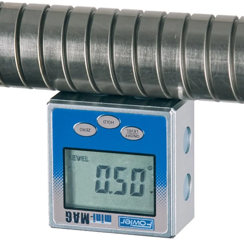 Combination Protractor & Inclinometer: 0.05 ° Resolution, Digital