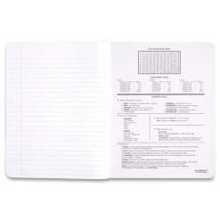 Composition Book: 100 Sheets, 7-1/2 x 9-3/4" Sheet, White Paper, Sewn Binding