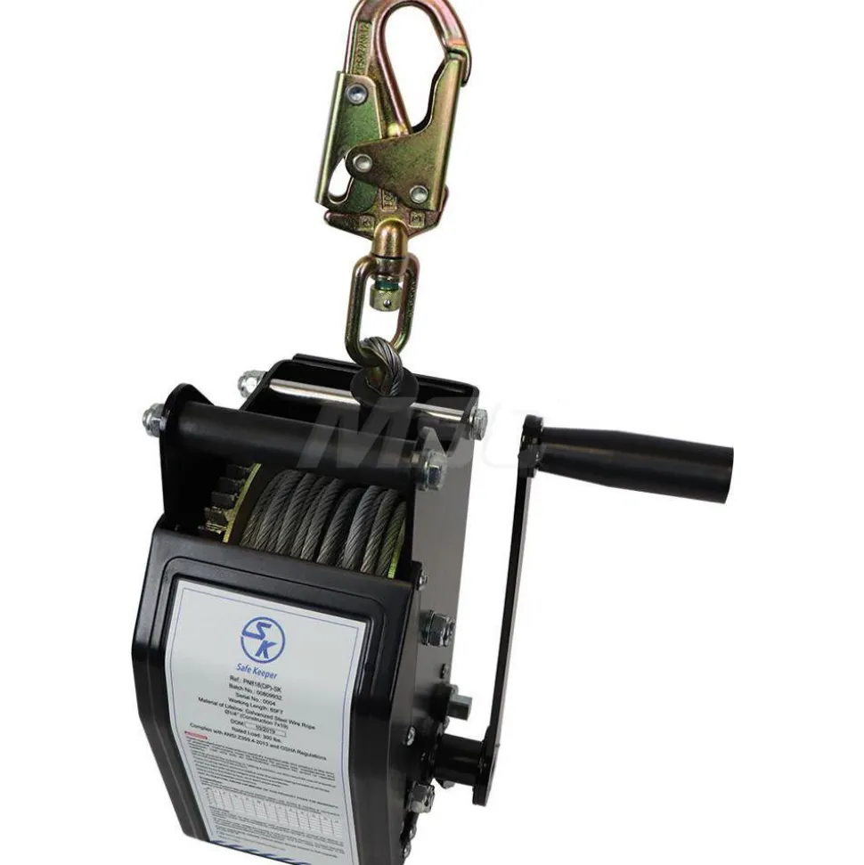 Confined Space Entry & Retrieval Systems: System Type: Confined Space Entry System; Base Type: Tripod; Installation Type: Portable; Winch Power Type: Manual
