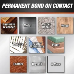Contact Adhesive Glue: 16 oz Can, Tan