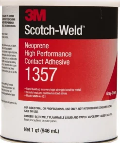 Contact Adhesive Glue: 1 qt Can, Green