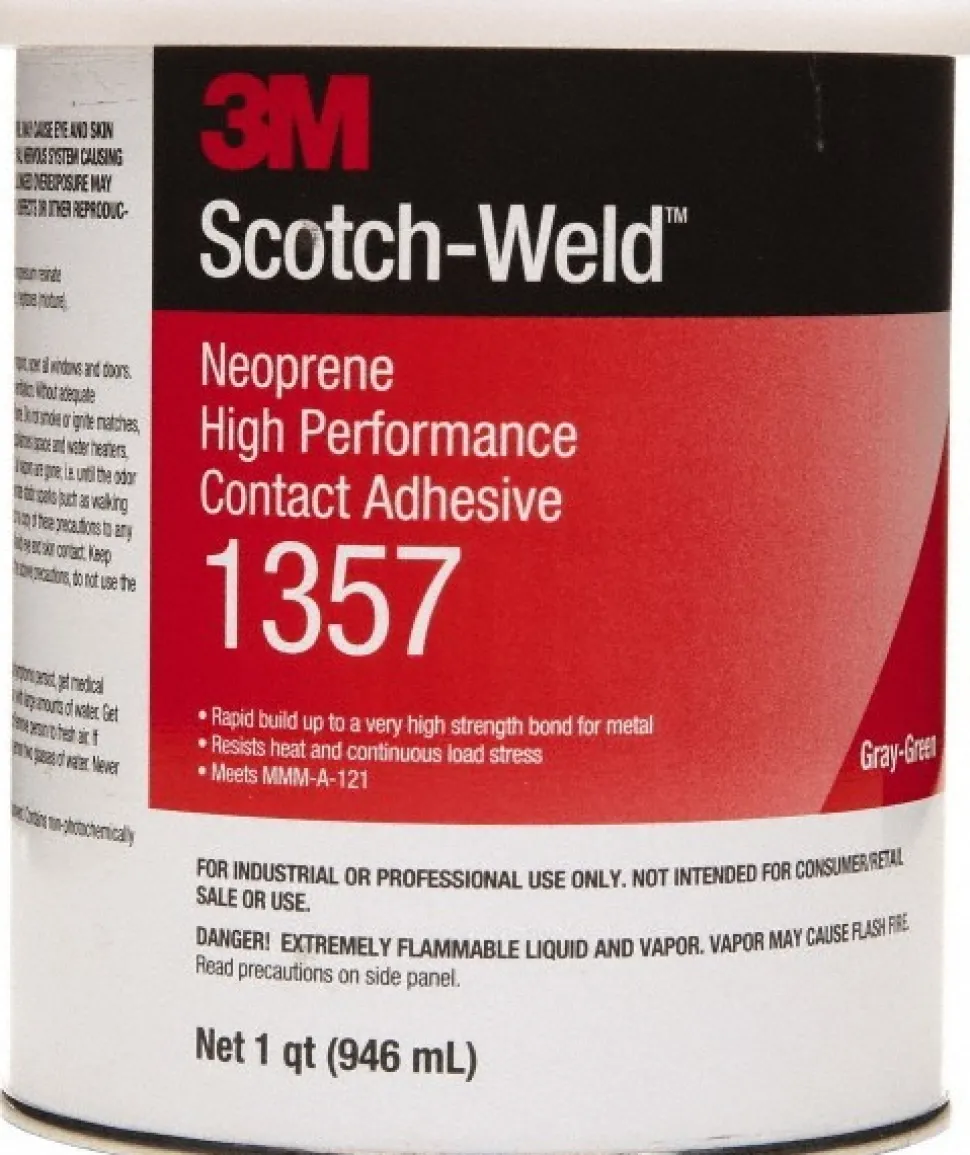 Contact Adhesive Glue: 1 qt Can, Green