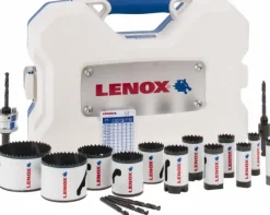 Contractor's Hole Saw Kit: 17 Pc, 5/8 to 3" Dia