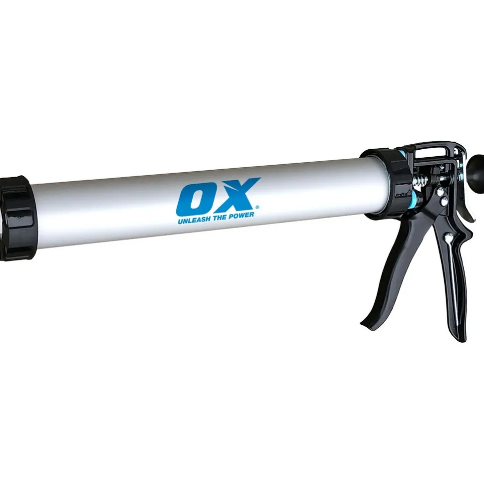Cordless Caulk & Adhesive Gun: 20 oz, Full Barrel Frame
