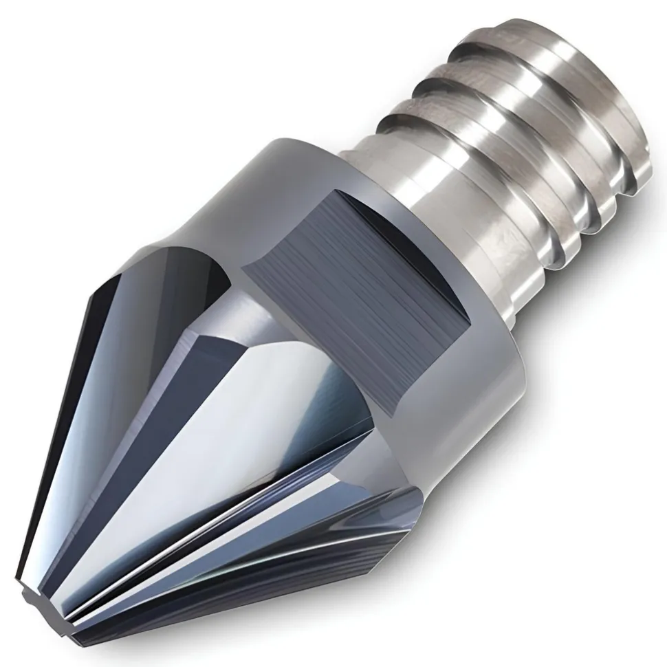 Corner Radius & Corner Chamfer End Mill Heads: Mill Diameter (mm): 20.00; Chamfer Width (mm): 10.00