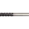 Corner Radius End Mill: 1/2" Dia, 1-1/2" LOC, 0.0300" Corner Radius, 5 Flute, Solid Carbide