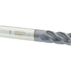 Corner Radius End Mill: 1/2" Dia, 1" LOC, 0.0150" Corner Radius, 4 Flute, Solid Carbide