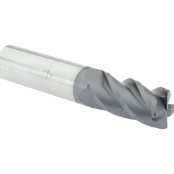 Corner Radius End Mill: 3/4" Dia, 1-1/2" LOC, 0.0300" Corner Radius, 4 Flute, Solid Carbide