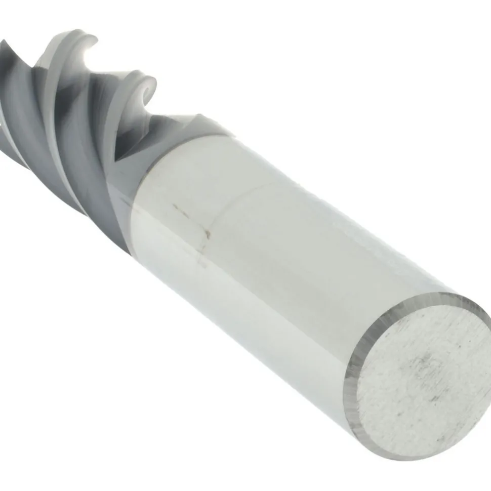 Corner Radius End Mill: 3/4" Dia, 1-1/2" LOC, 0.0300" Corner Radius, 4 Flute, Solid Carbide