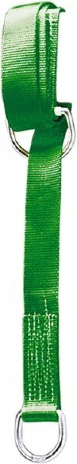 Crossarm Anchor Strap: Polyester, 3' OAL, 2" Wide, 2" Ring Dia