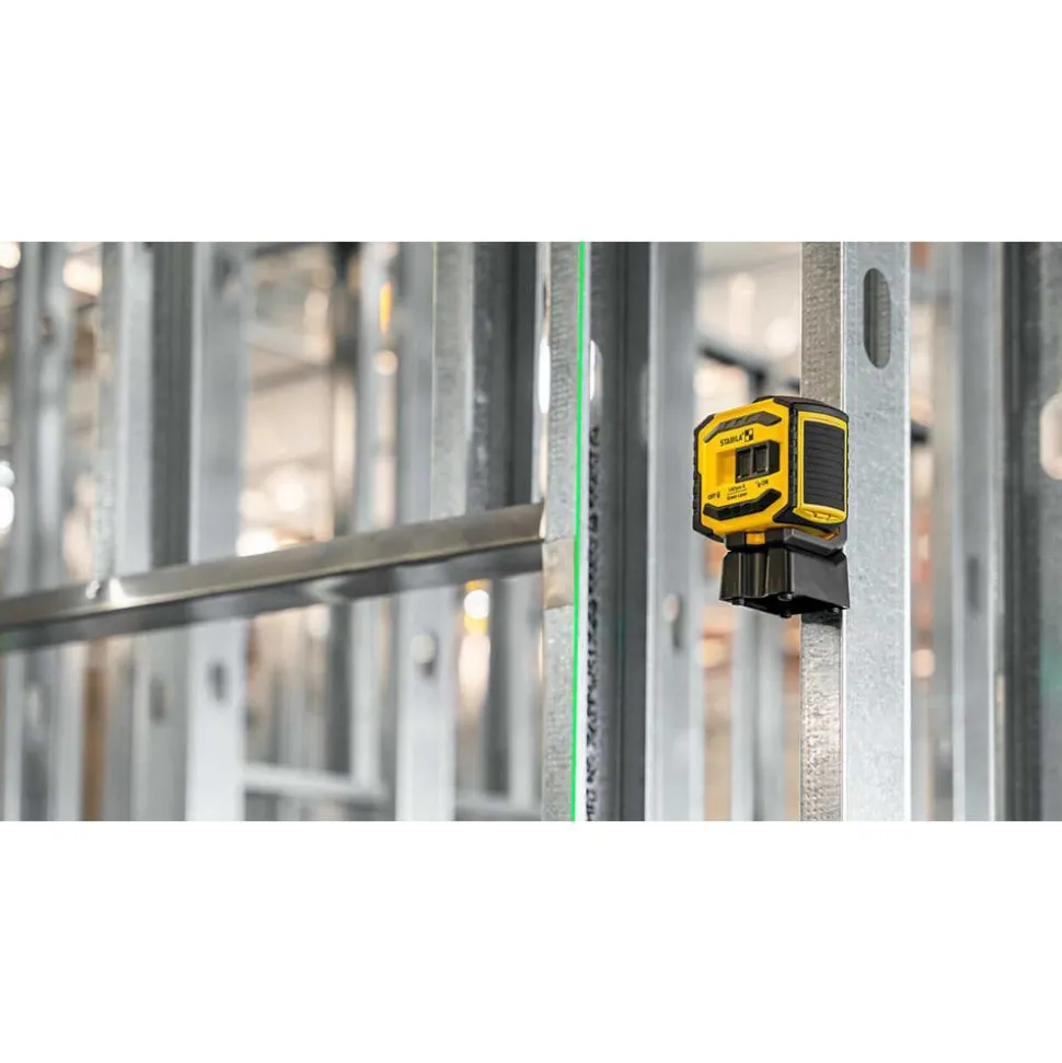 Cross Line & Plumb Points Level: 4 Beams, Class II, Green Beam