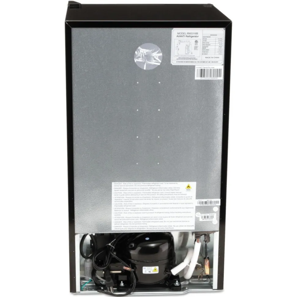 3.3 Cubic Ft. Black Office Refrigerator