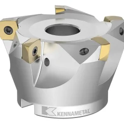 2-1/2" Cut Dia, 1" Arbor Hole Dia, Indexable Square-Shoulder Face Mill